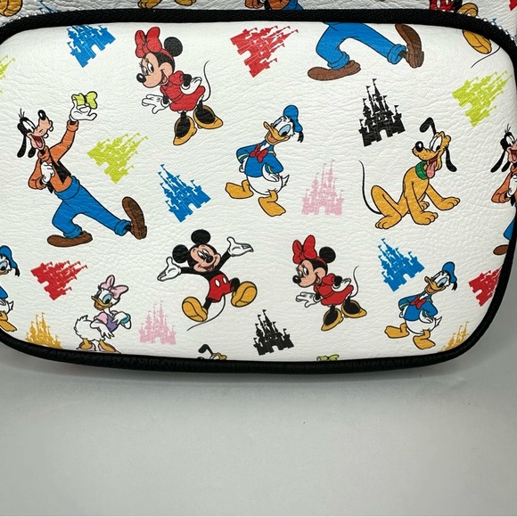 Loungefly Disney Parks Fab 5 Mickey Minnie Goofy Donald Pluto Mini Backpack - Picture 2 of 8